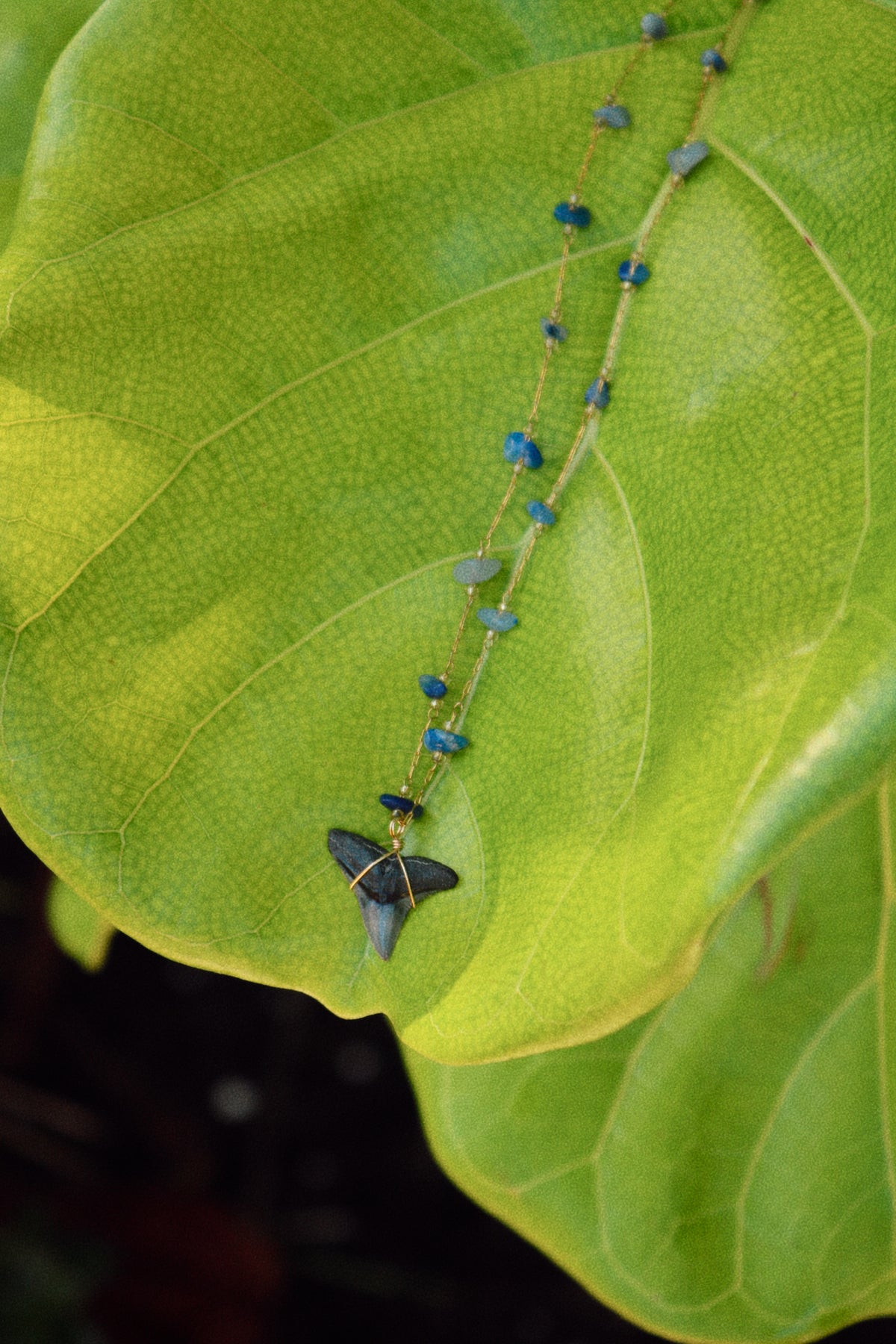 Blue Crystal Chain