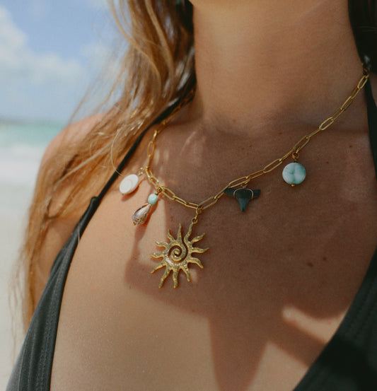 Sun Charm Chain